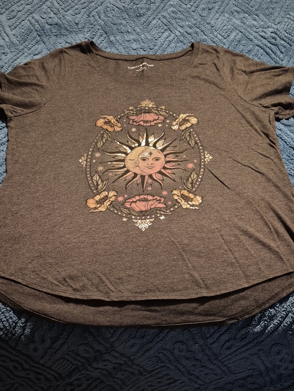 NWOT Lucky Brand Celestial Tee Sz XL